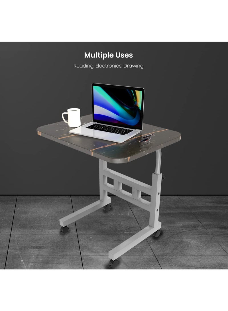 بورترونيكس Portronics My Buddy  Multipurpose Movable & Adjustable Table for Computer & Laptop(Black) 40D x 60W x 80H Centimeters - Image 4